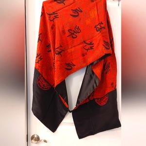New in box Chinese made in China scarf/ shawl 100% silk